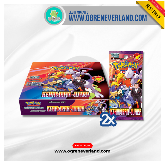 Pokémon Game Kartu Koleksi Scarlet & Violet Booster Pack “Kehadiran Juara”