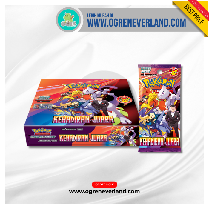 Pokémon Game Kartu Koleksi Scarlet & Violet Booster Pack “Kehadiran Juara”