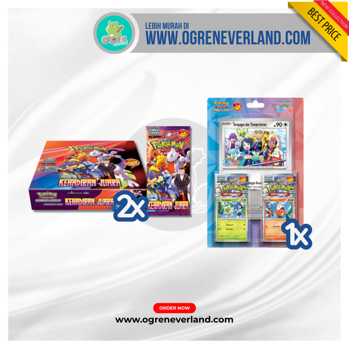 Pokémon Game Kartu Koleksi Scarlet & Violet Booster Pack “Kehadiran Juara”