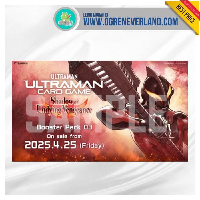 (BOX) ULTRAMAN CARD GAME [ENG] Booster Vol.03 (Shadow of Undying Vengeance) [UCG-ENG-BP03]
