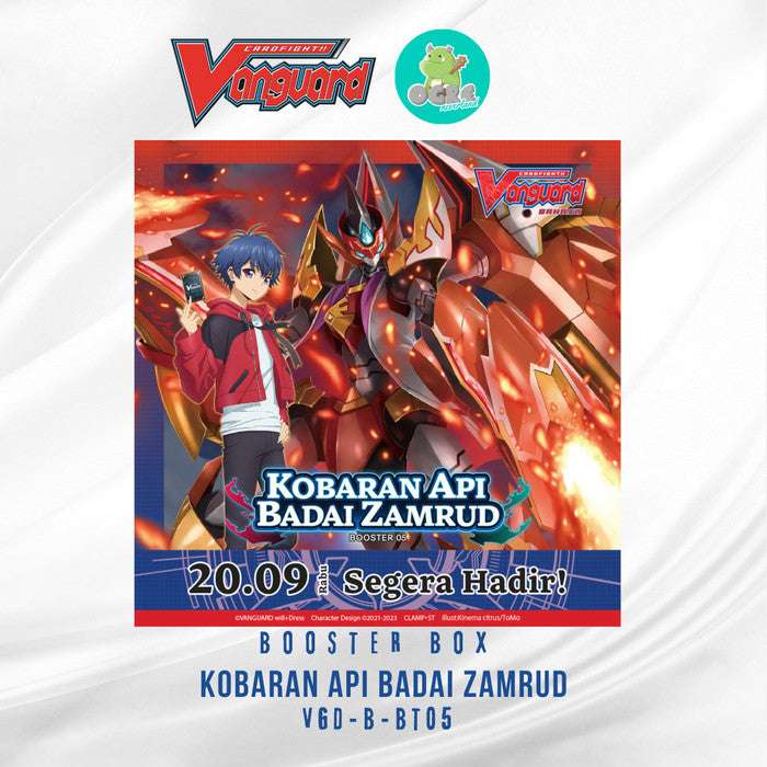 VANGUARD D Bahasa Booster Set BT-05 : Kobaran Api Badai Zamrud - Ogre Neverland