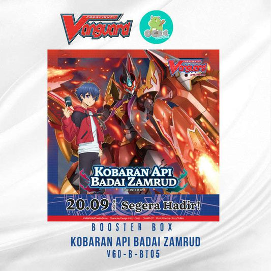 VANGUARD D Bahasa Booster Set BT-05 : Kobaran Api Badai Zamrud - Ogre Neverland