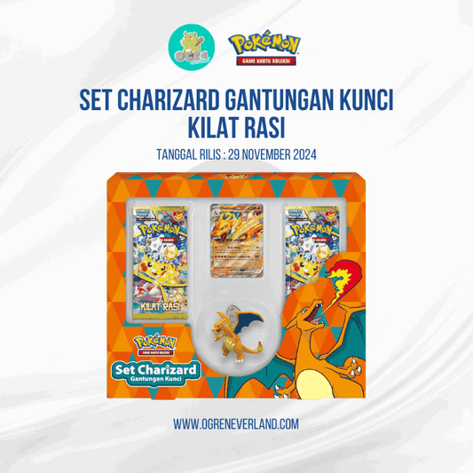 Pokémon Game Kartu Koleksi Scarlet & Violet Set Charizard Gantungan Kunci I Pokemon TCG Indonesia