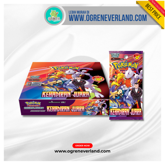 Pokémon Game Kartu Koleksi Scarlet & Violet Booster Pack “Kehadiran Juara”