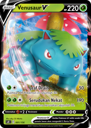 Venusaur V 001/156
