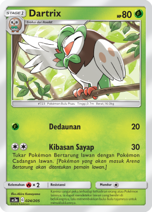 Dartrix 024/205