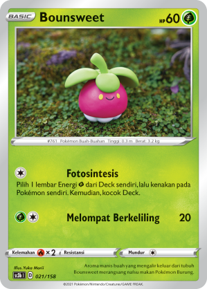 Bounsweet 021/158