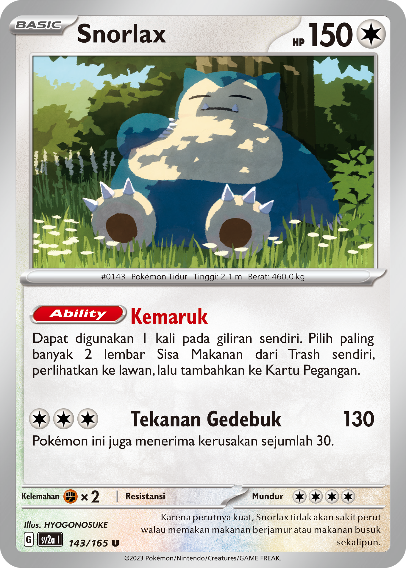 Snorlax 143/165