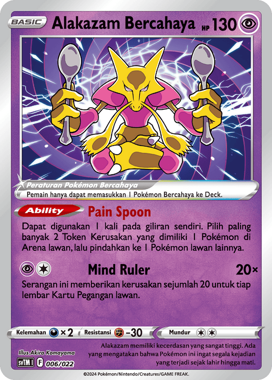 Alakazam Bercahaya 006/022
