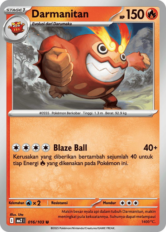 Darmanitan 016/103